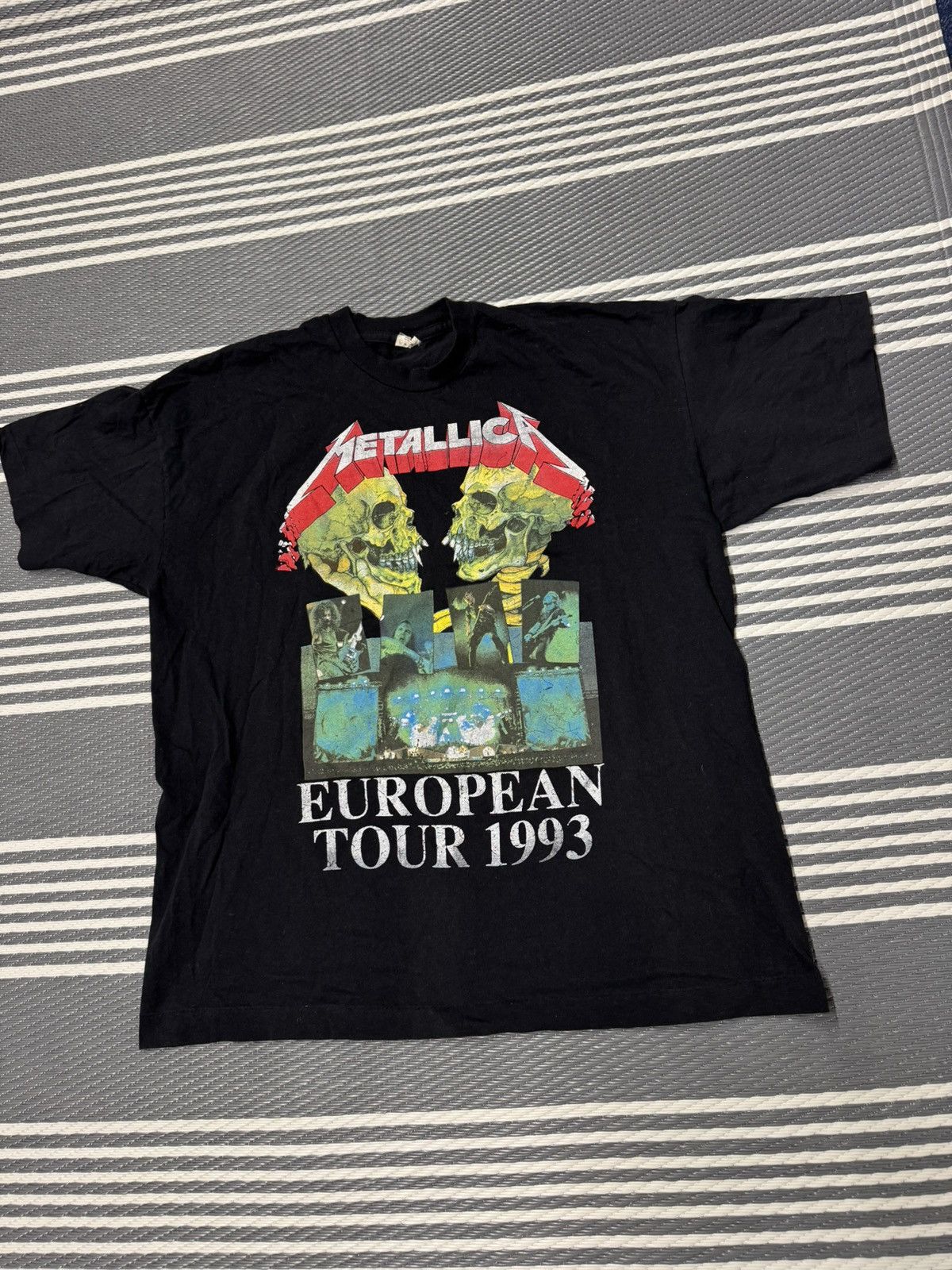 Vintage Metallica 1993 European Tour T-Shirts, Hoodie, Sweatshirt | PodTeesHub.com