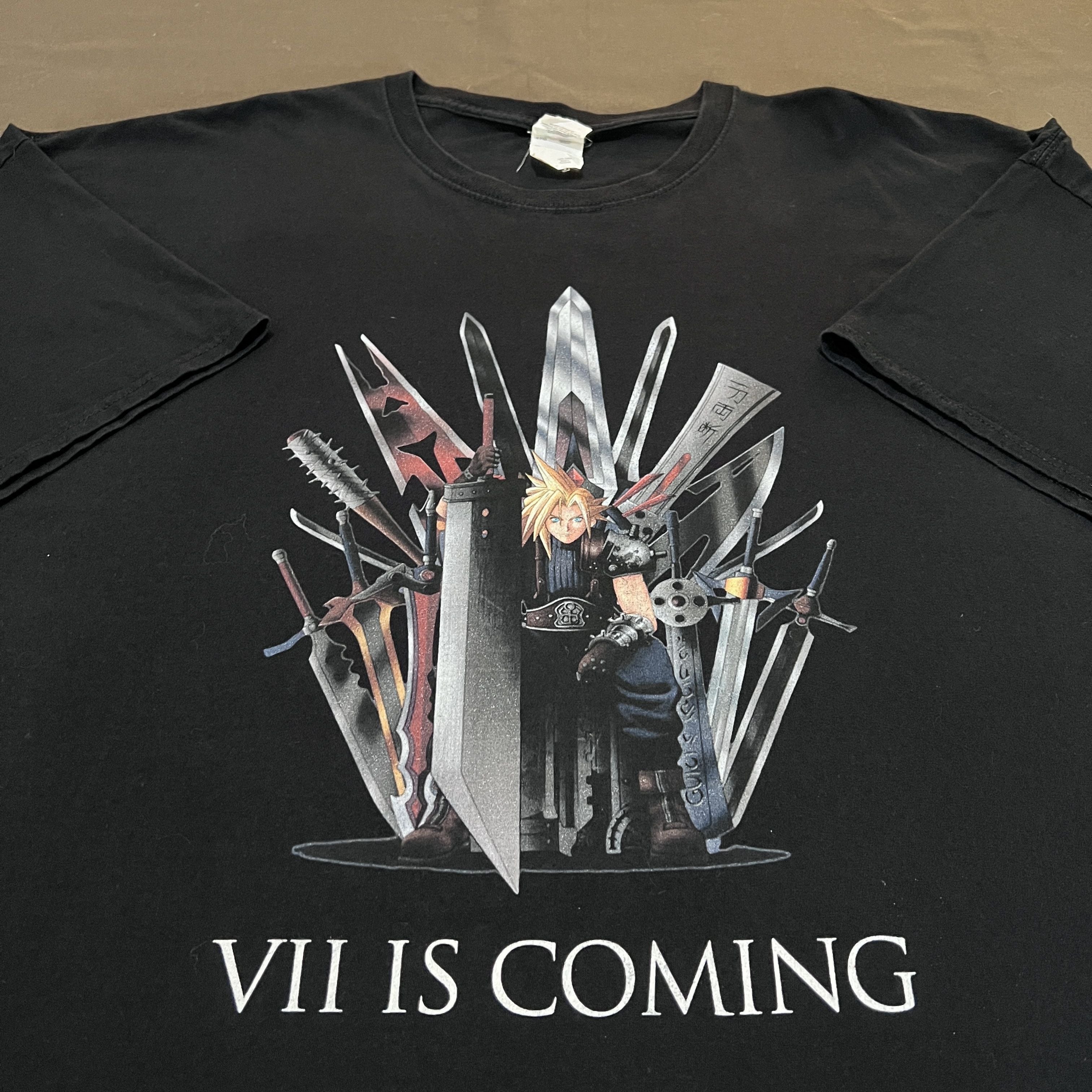 Vintage Y2k Final Fantasy Vii 7 Tee4xl Oversized Manga Anime T-Shirts, Hoodie, Sweatshirt | PodTeesHub.com