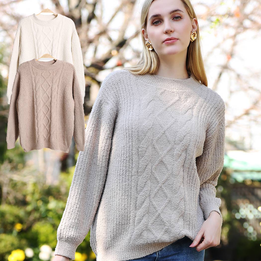 Solid Color Textured Front Design Ribbed Sweater T-Shirts, Hoodie, Sweatshirt | PodTeesHub.com