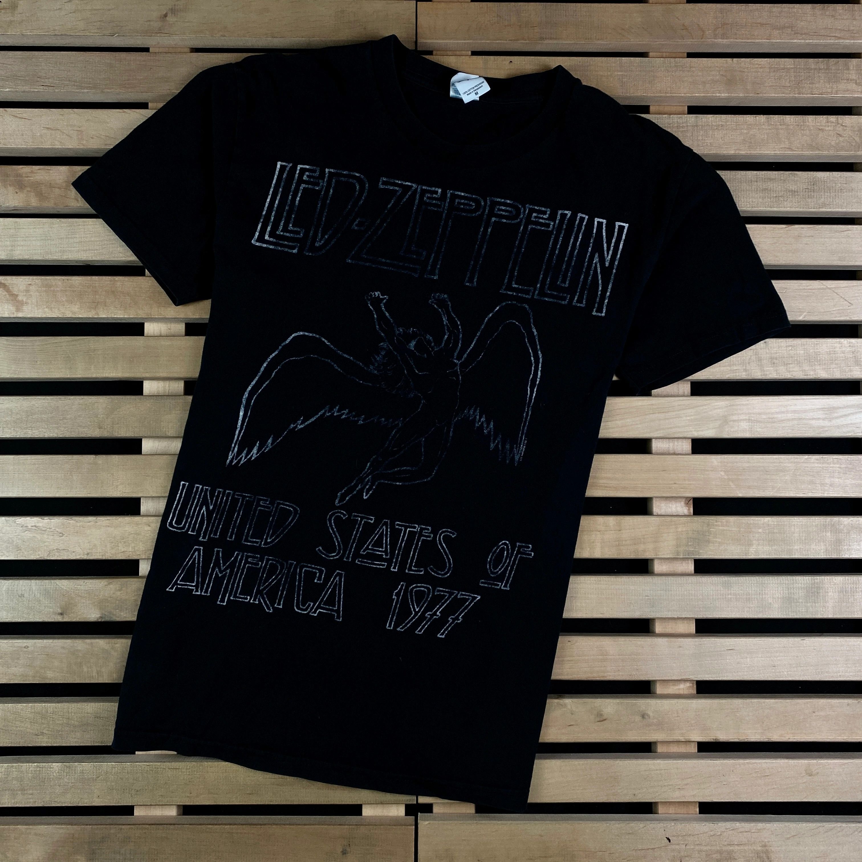 Led Zeppelin X Vintage Mens Vintage T Shirt Led Zeppelin Size M Hoodie, Sweatshirt | PodTeesHub.com