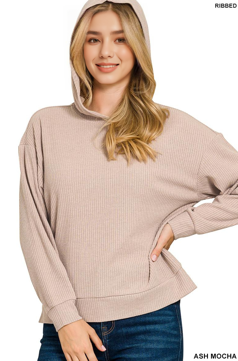 .1001 Ribbed Hoodie Pullover SI-28688 T-Shirts, Sweatshirt | PodTeesHub.com