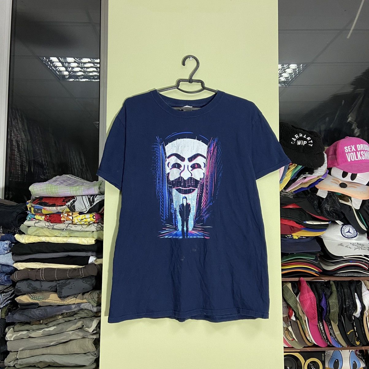 Vintage Y2k 666 Anonymous Face Horror Tee Rock Streetwear Hoodie, Sweatshirt | PodTeesHub.com