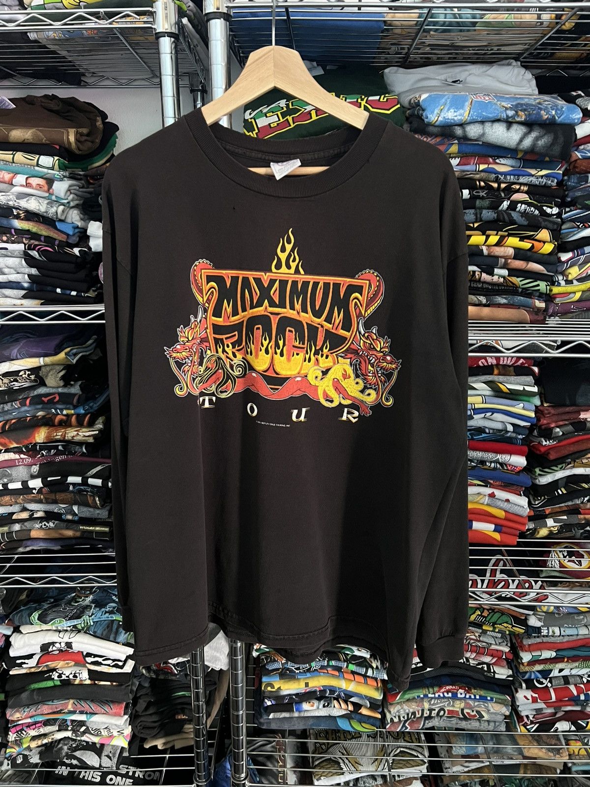 Band Tees 2000 Maximum Rock Tour Motley Crue Megadeth Anthrax Tee Hoodie, Sweatshirt | PodTeesHub.com