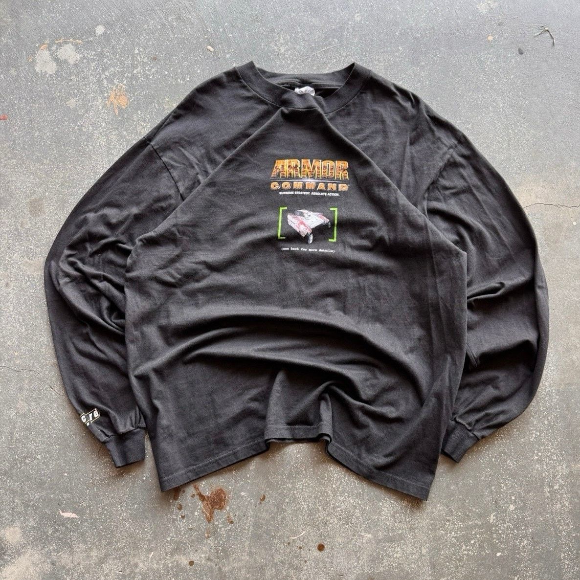 Hanes 1998 Armor Command Pc Gaming Long Sleeve Promo Tee Size Xl Hoodie, Sweatshirt | PodTeesHub.com