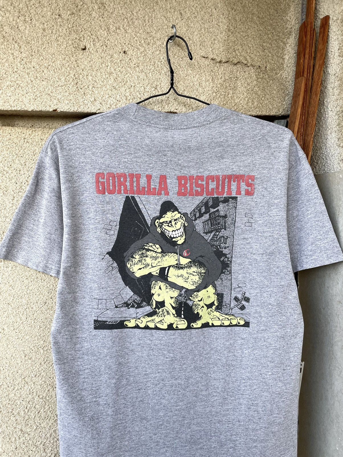 Band Tees Vintage Gorilla Biscuits Hold Your Ground Punk Band T Shirt Hoodie, Sweatshirt | PodTeesHub.com