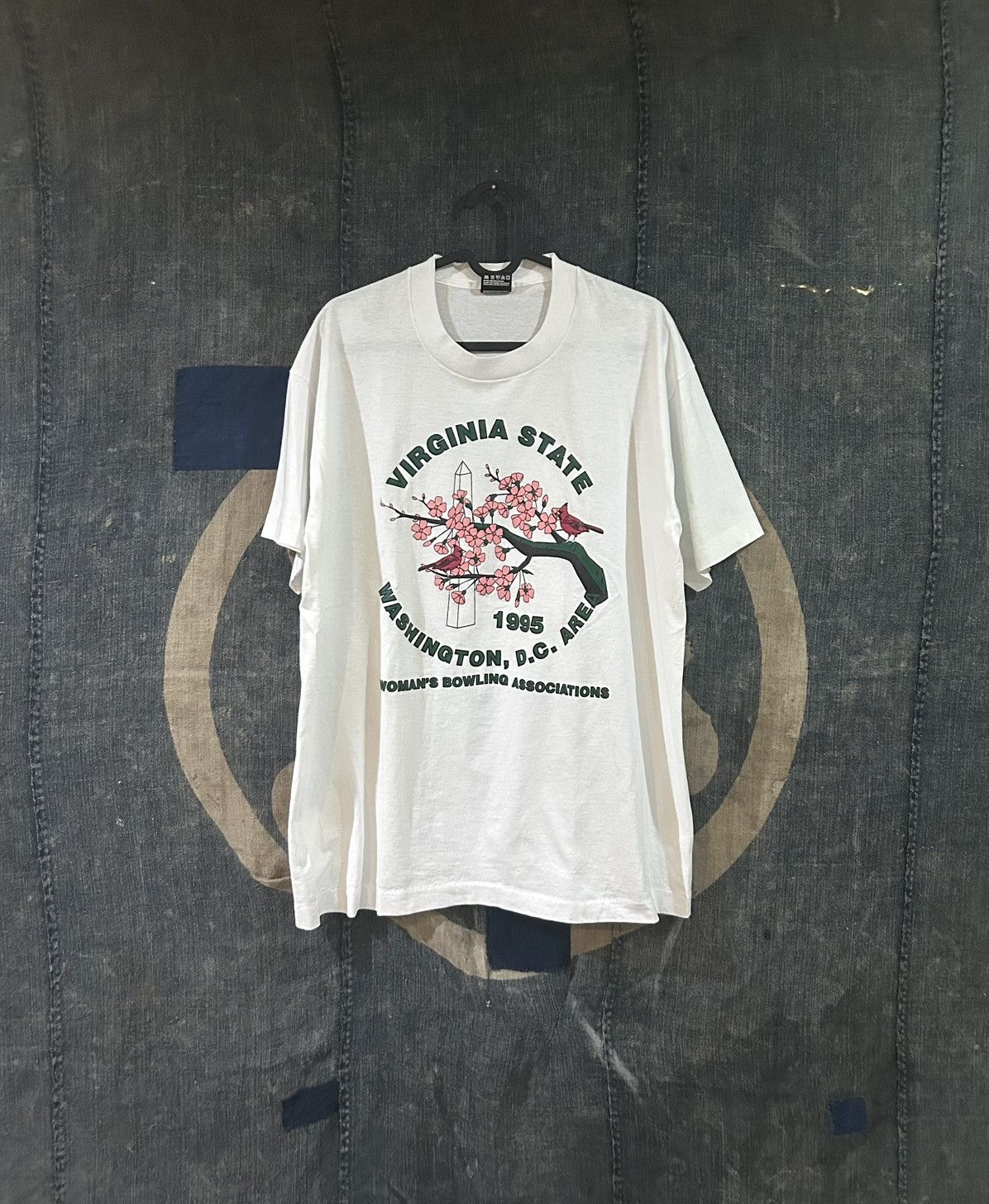 Vintage 90s Graphic T Shirt Virginia Womens Bowling Erd Paly Hoodie, Sweatshirt | PodTeesHub.com