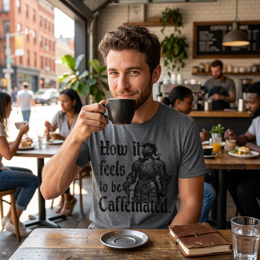 How It Feels To Be Caffeinated Men's T Shirt