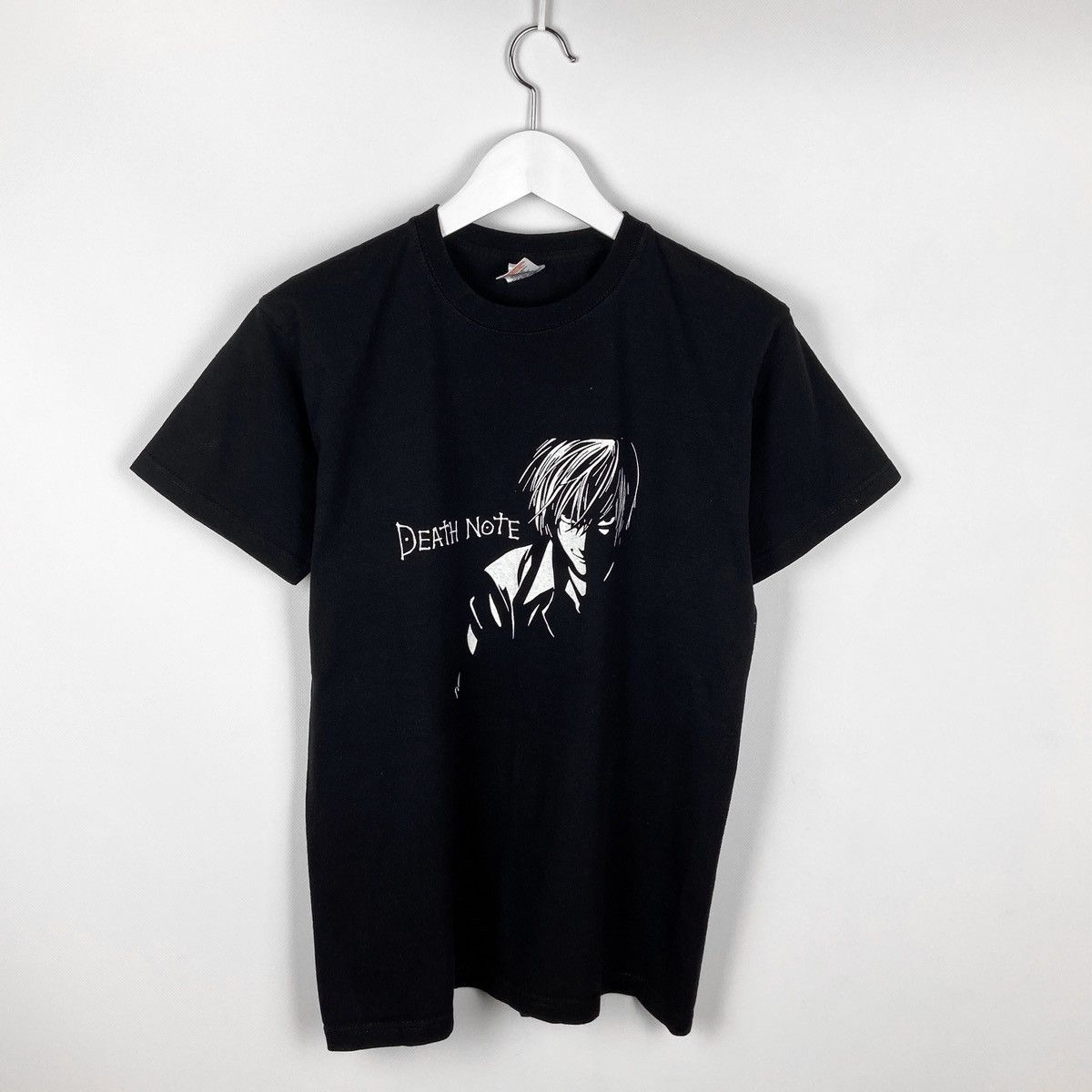 Anime Vintage 00s Death Note Light Anime Tee Manga Size S Black Hoodie, Sweatshirt | PodTeesHub.com