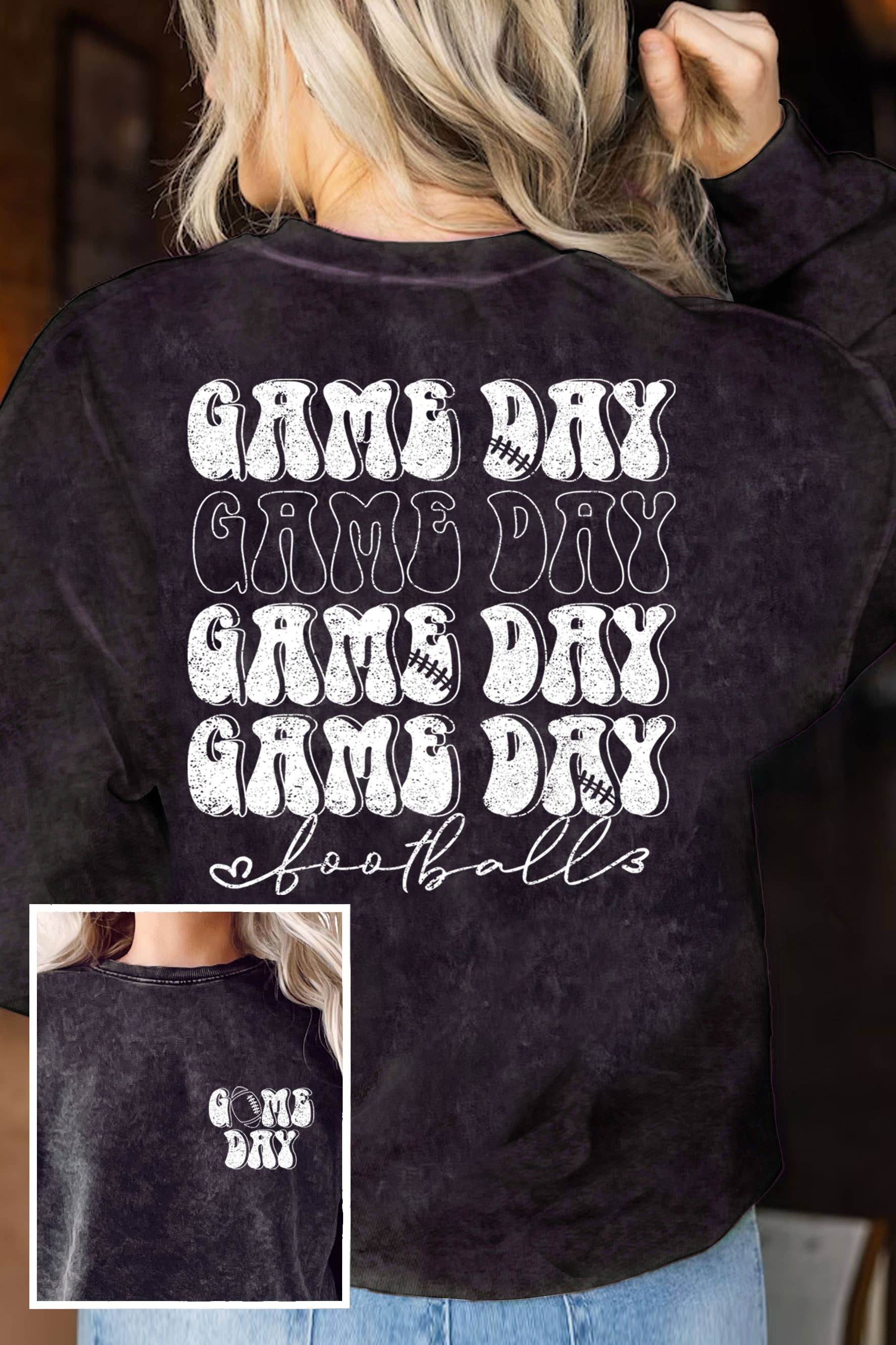 Game Day Mineral Graphic Terry Sweatshirt T-Shirts, Hoodie | PodTeesHub.com