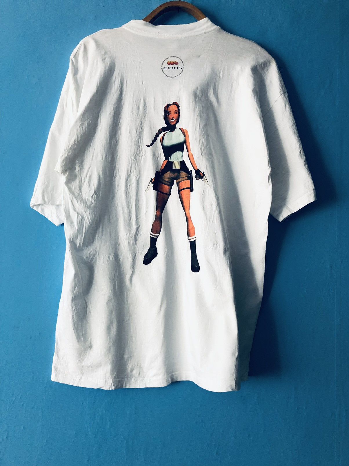 Playstation Tomb Raider Lara Croft 1997 Tee Hoodie, Sweatshirt | PodTeesHub.com
