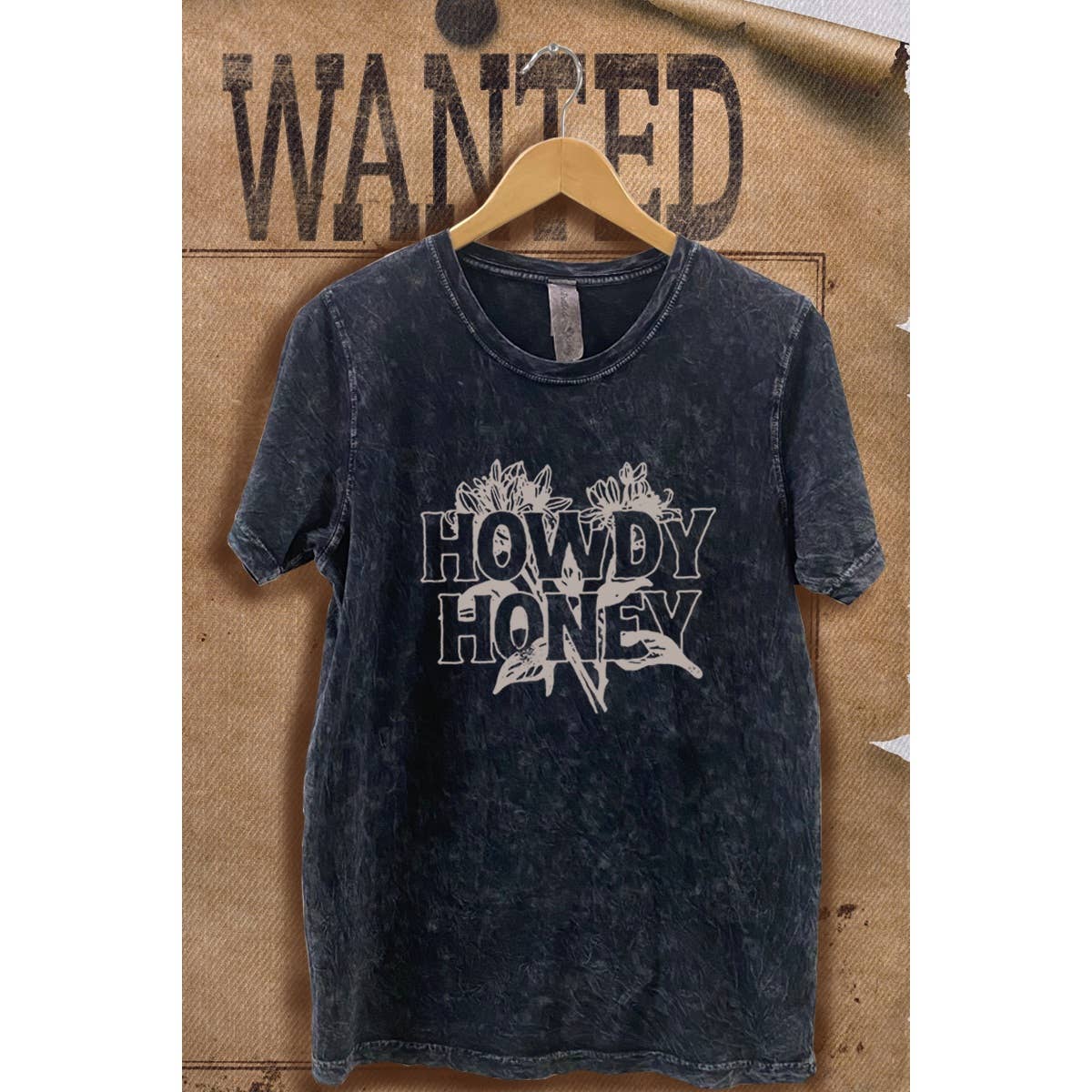 Howdy Honey Vintage  Mineral Wash  Graphic  Tee Hoodie, Sweatshirt | PodTeesHub.com