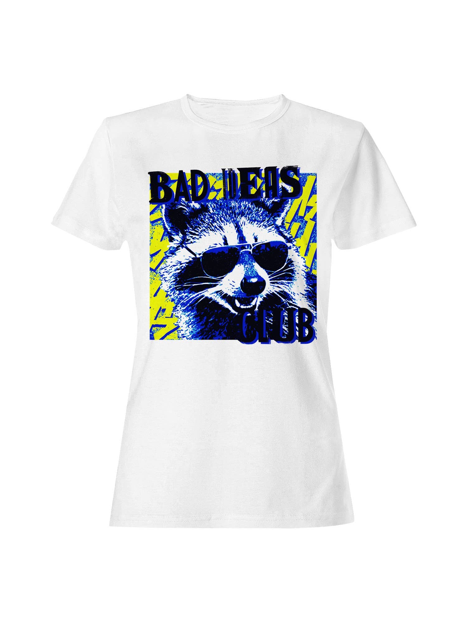 Bad Ideas Club Raccoon Design Women's T-Shirt Hoodie, Sweatshirt | PodTeesHub.com