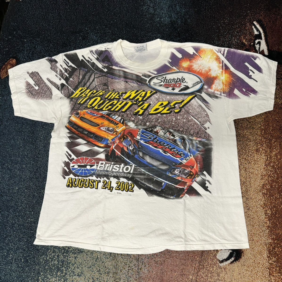 Vintage Nascar Sharpie 500 White T-Shirts, Hoodie, Sweatshirt