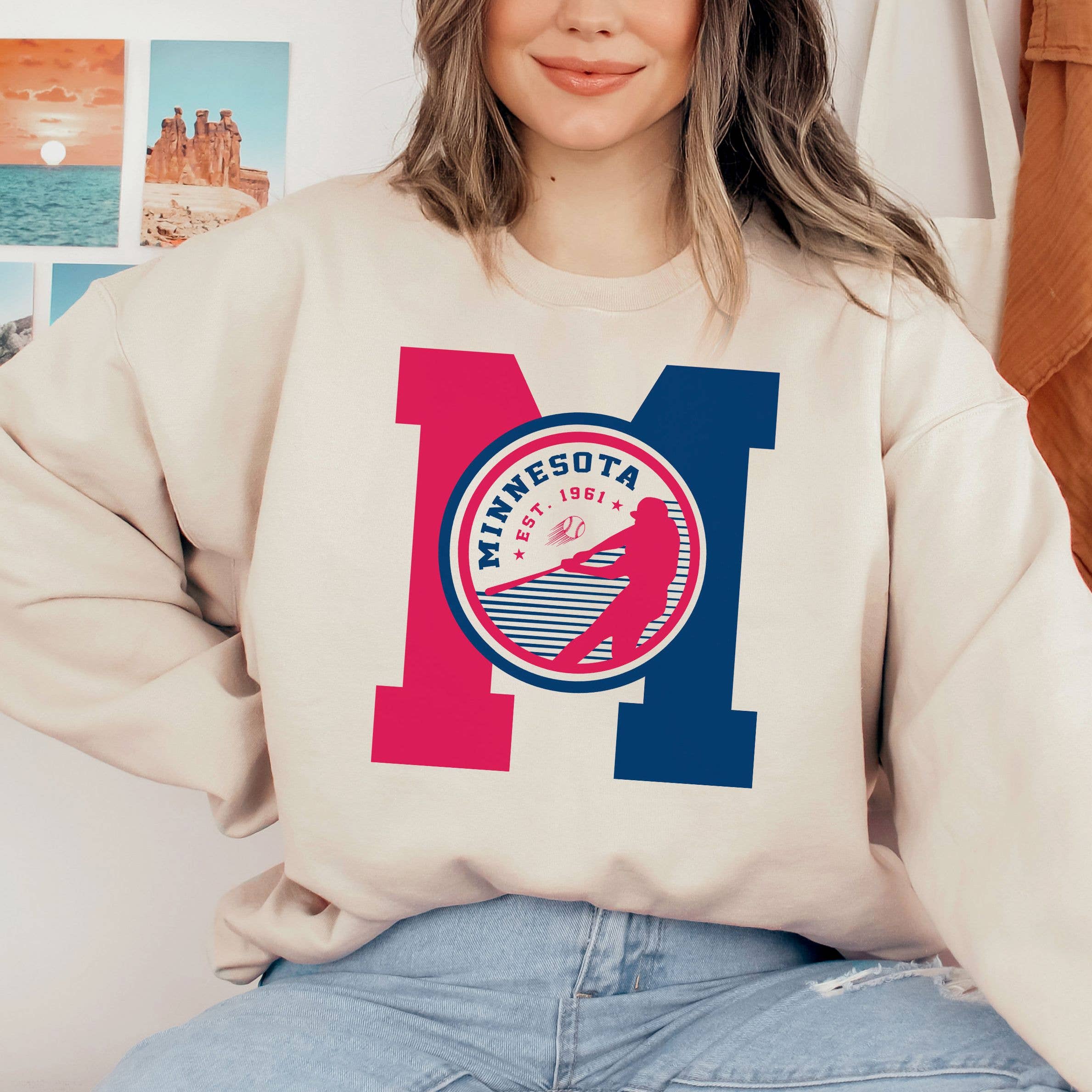 Minnesota Twins Game Day Sweat Sweatshirt, Perfect For Baseb T-Shirts, Hoodie | PodTeesHub.com