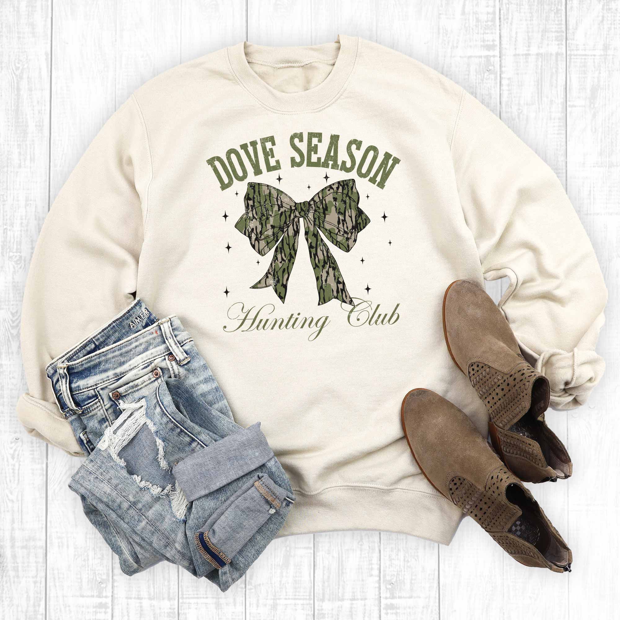 Western Coquette Dove Hunting Season Graphic Sweatshirt T-Shirts, Hoodie | PodTeesHub.com