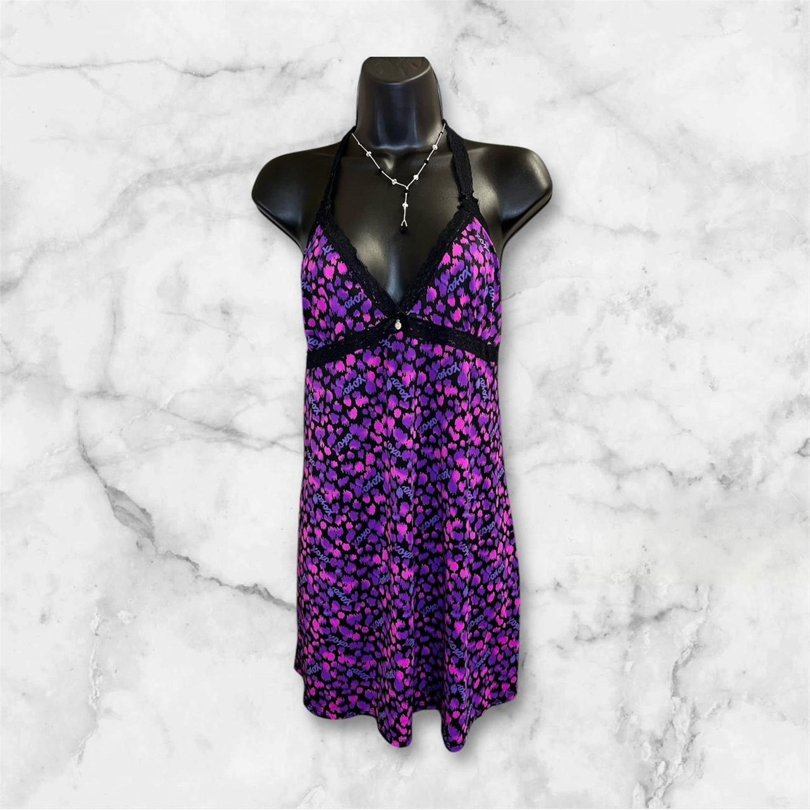 Xoxo Lace Trim Purple Leopard Cami Size L T-Shirts, Hoodie, Sweatshirt | PodTeesHub.com