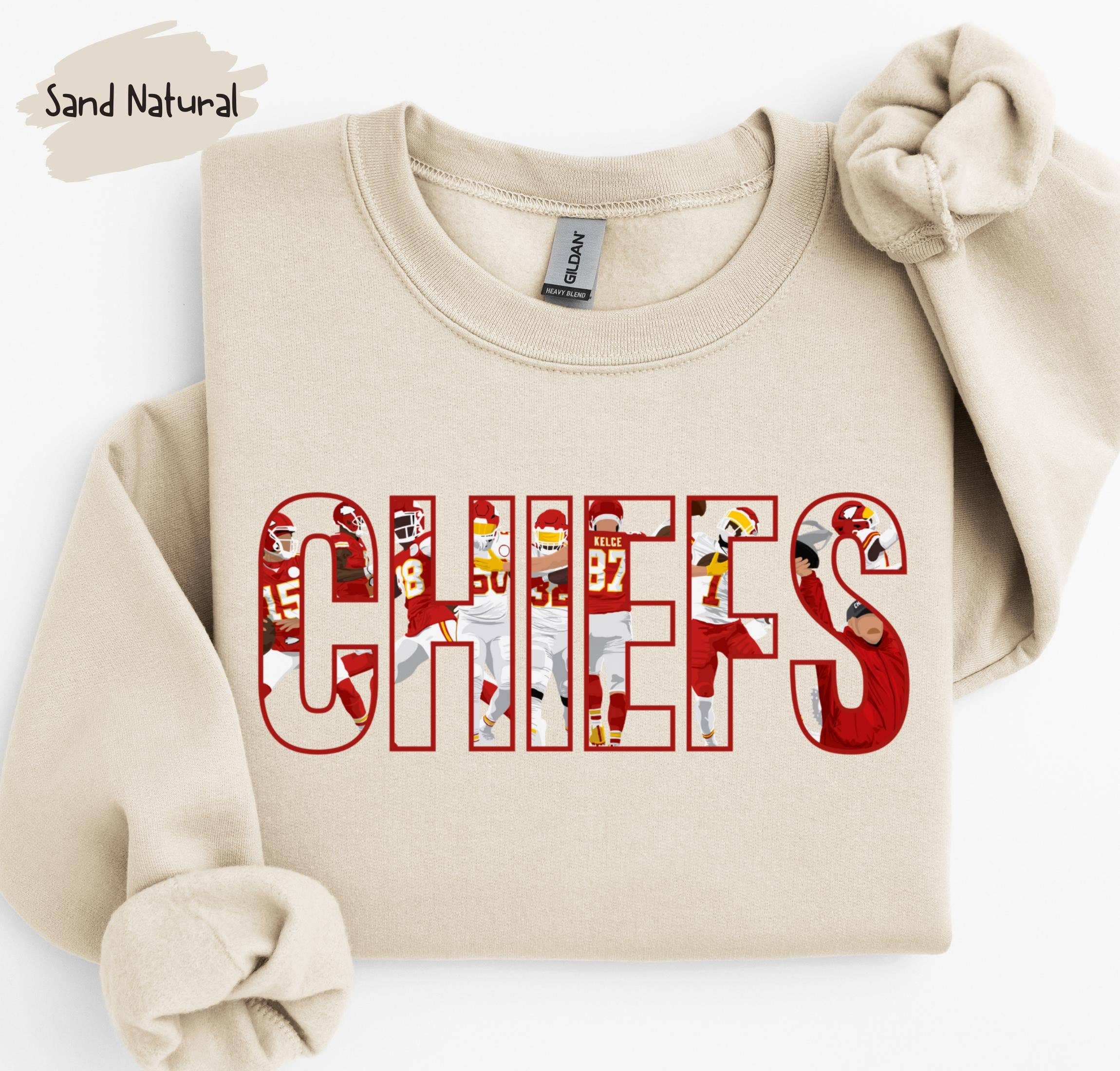 Kansas City Chiefs Retro Style Football Sweatshirt T-Shirts, Hoodie | PodTeesHub.com