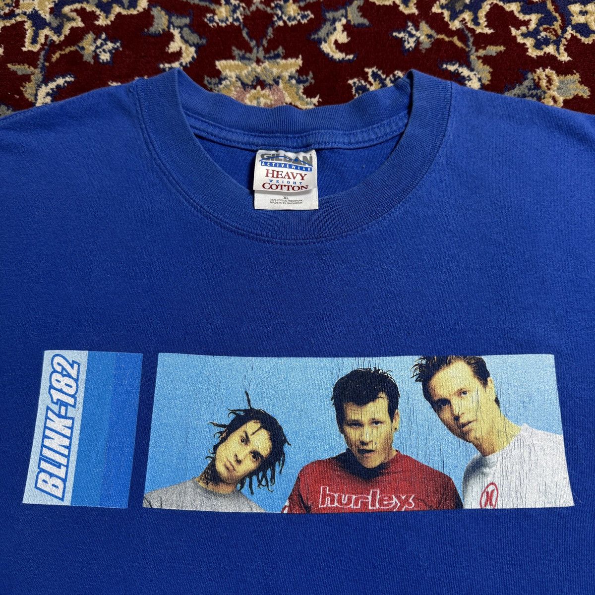 Band Tees Vintage 2000s Blink 182 Pop Punk Rock Band Promo Tee Y2k Hoodie, Sweatshirt | PodTeesHub.com