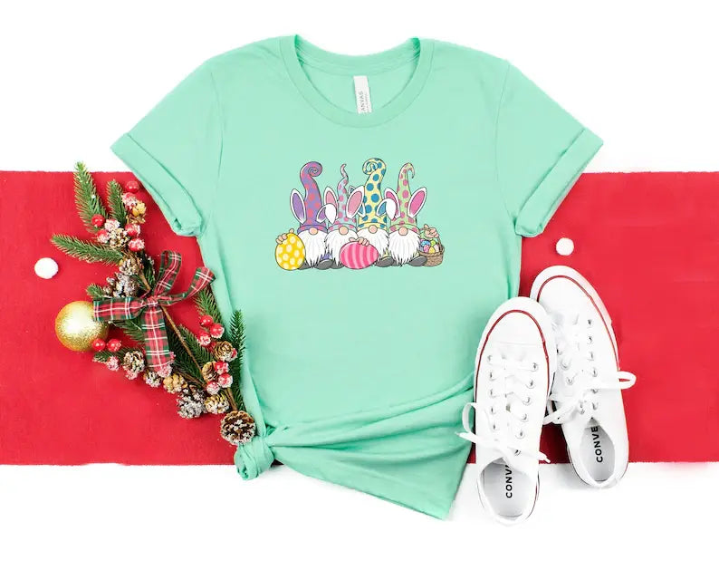 Easter Bunny Gnomes T-Shirt Hoodie, Sweatshirt | PodTeesHub.com