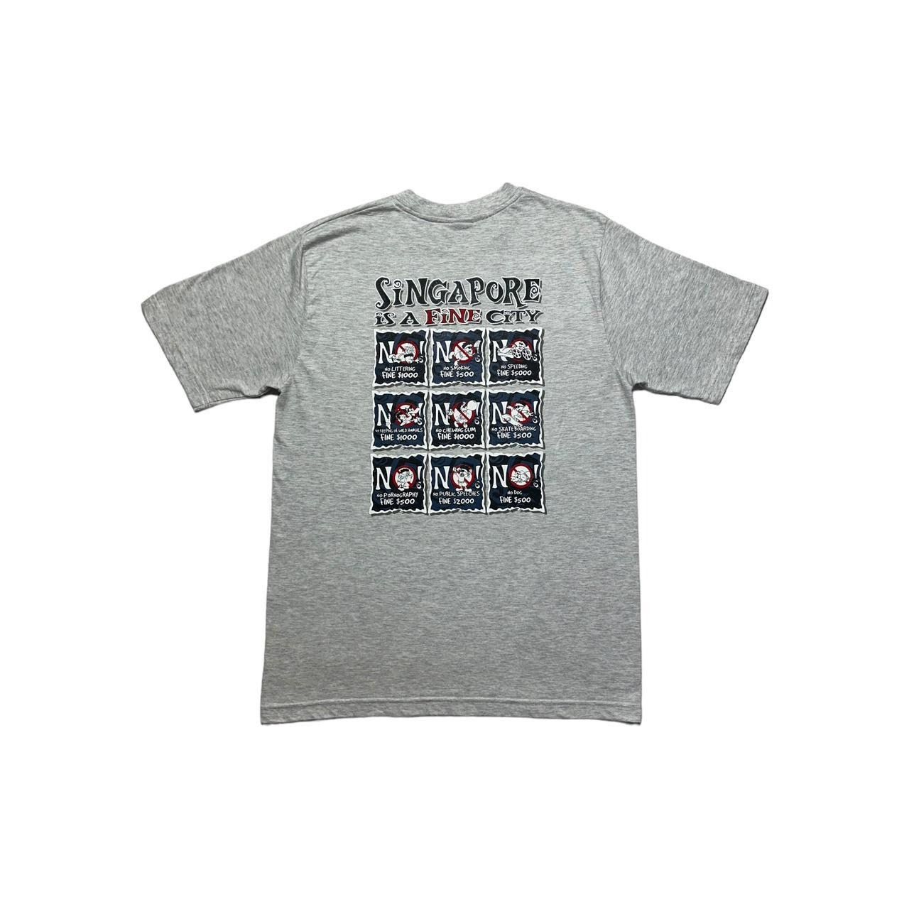 Vintage Singapore Is A Fine City Funny T Shirt Hoodie, Sweatshirt | PodTeesHub.com