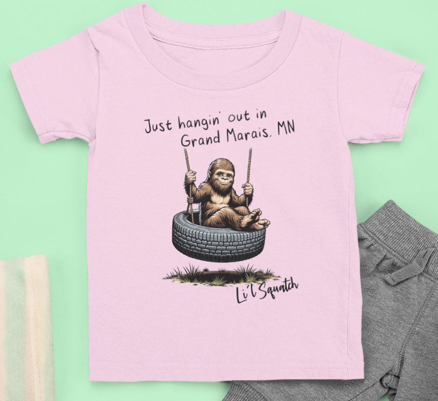 Just Hangin' Out in [Custom Location] - Youth/Toddler Shirt Hoodie, Sweatshirt | PodTeesHub.com