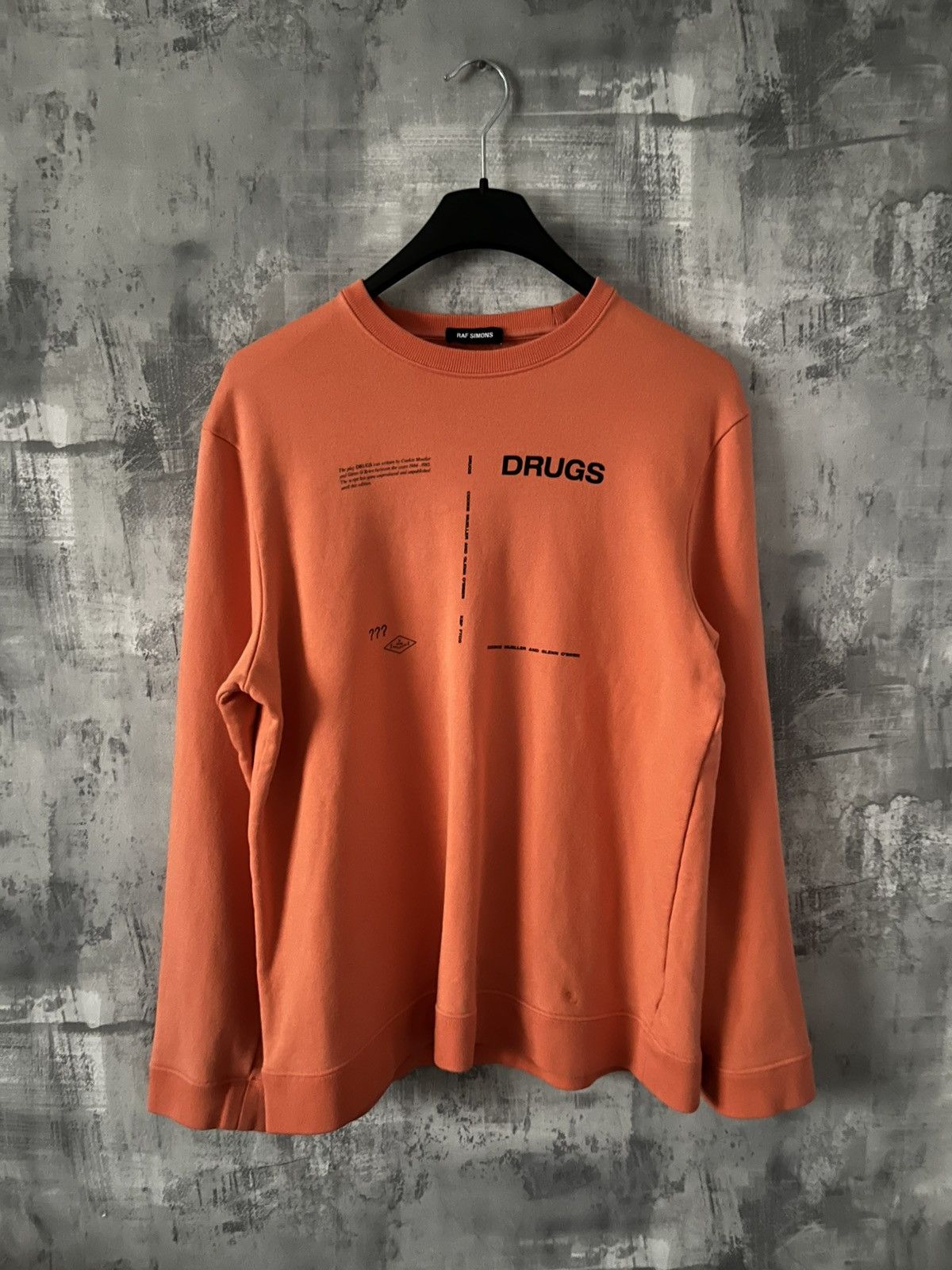 Simons Raf Simons Drugs Crewneck T-Shirts, Hoodie, Sweatshirt | PodTeesHub.com
