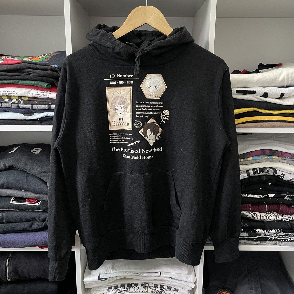 Anime Manga The Promised Neverland Hoodie T-Shirts, Sweatshirt | PodTeesHub.com