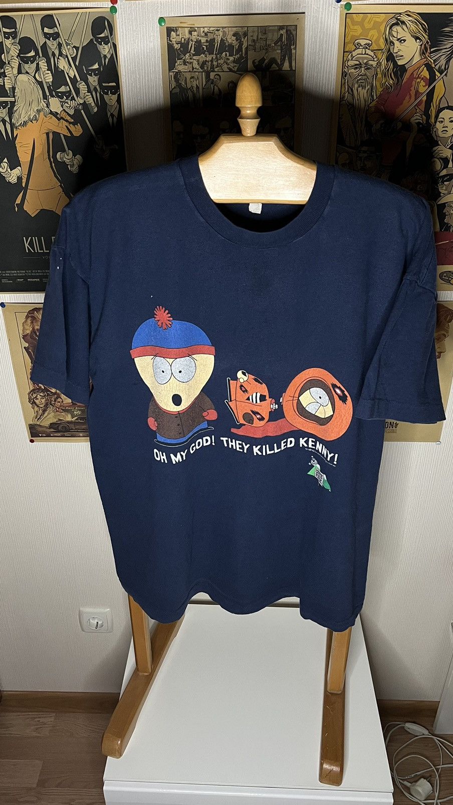 Vintage 1998 Screen Stars South Park Oh My God They Killed Kenny Tee Hoodie, Sweatshirt | PodTeesHub.com