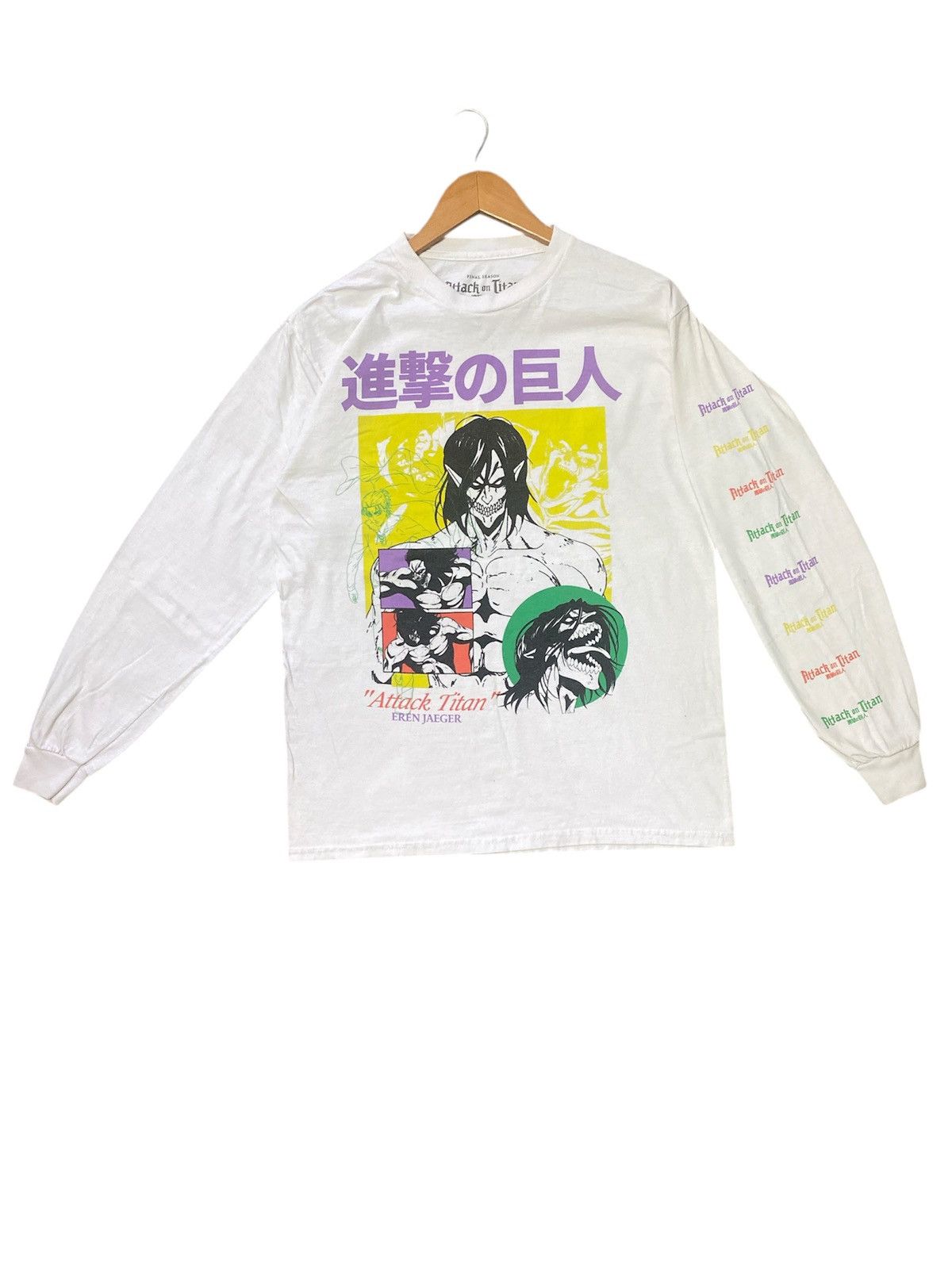 Japanese Brand X Vintage Binding Offer Vintage Attack Titan Final Season Anime T-Shirts, Hoodie, Sweatshirt