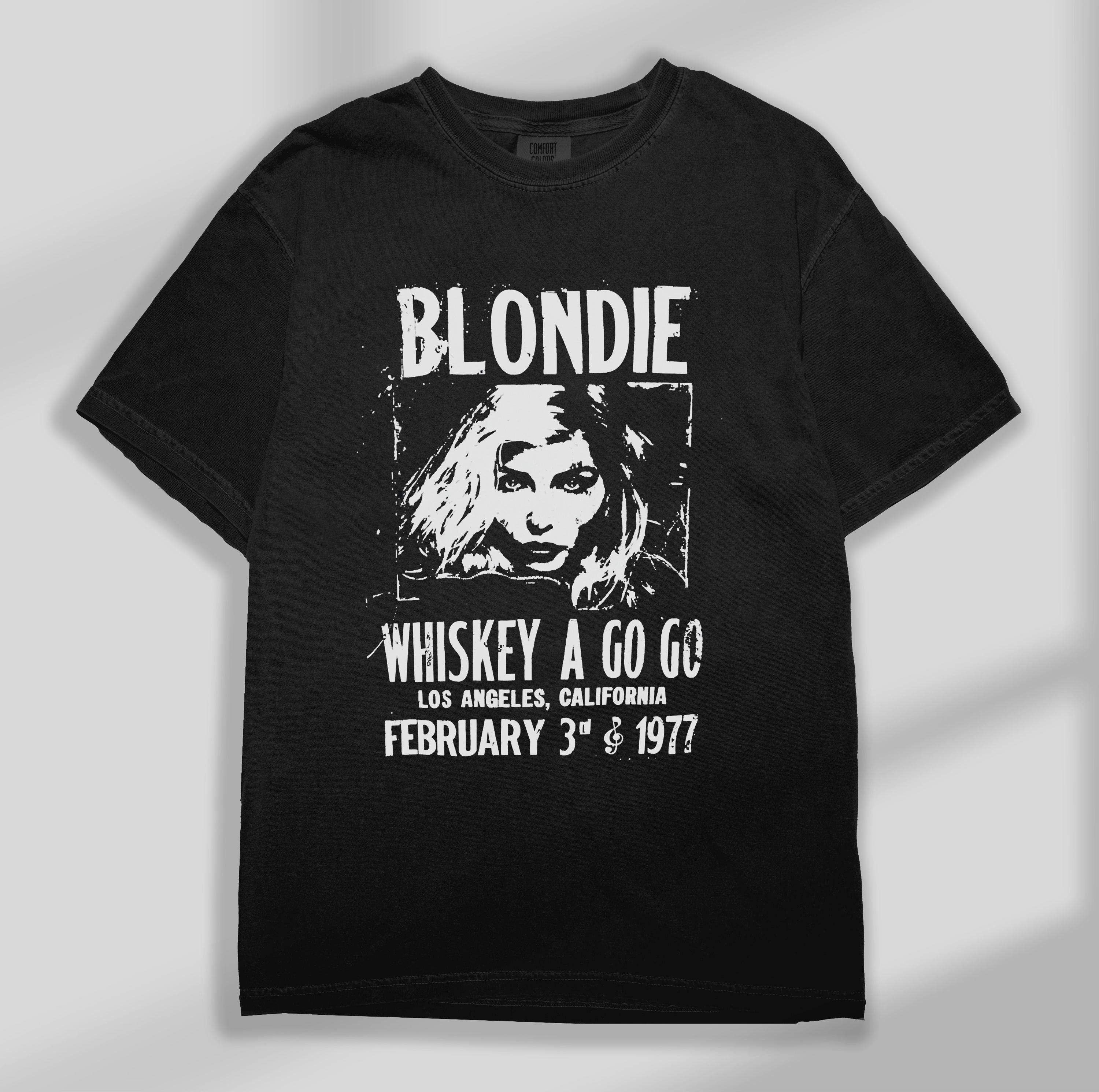Vintage 80s Blondie Concert T-Shirt Classic Music Tee Hoodie, Sweatshirt | PodTeesHub.com