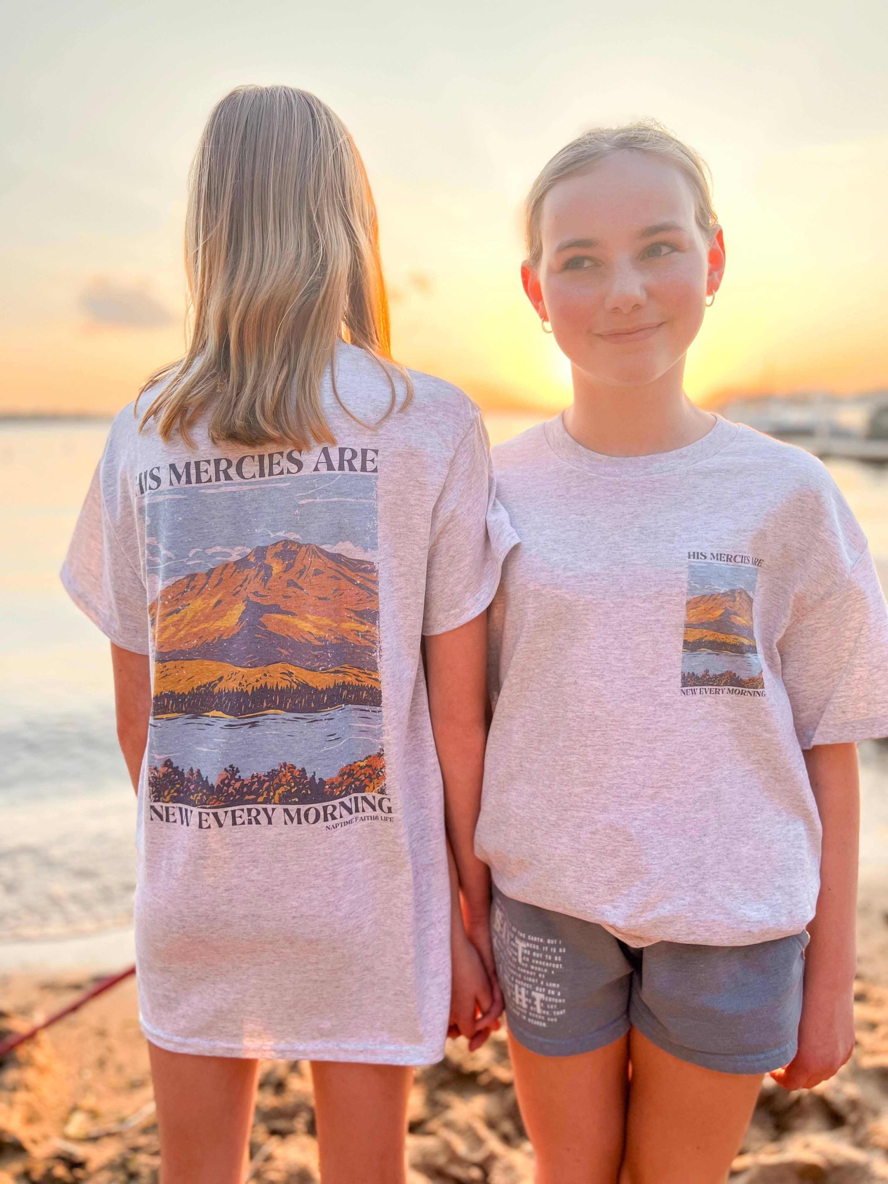 His Mercies Are New Every Morning Christian Unisex T-Shirt Hoodie, Sweatshirt | PodTeesHub.com