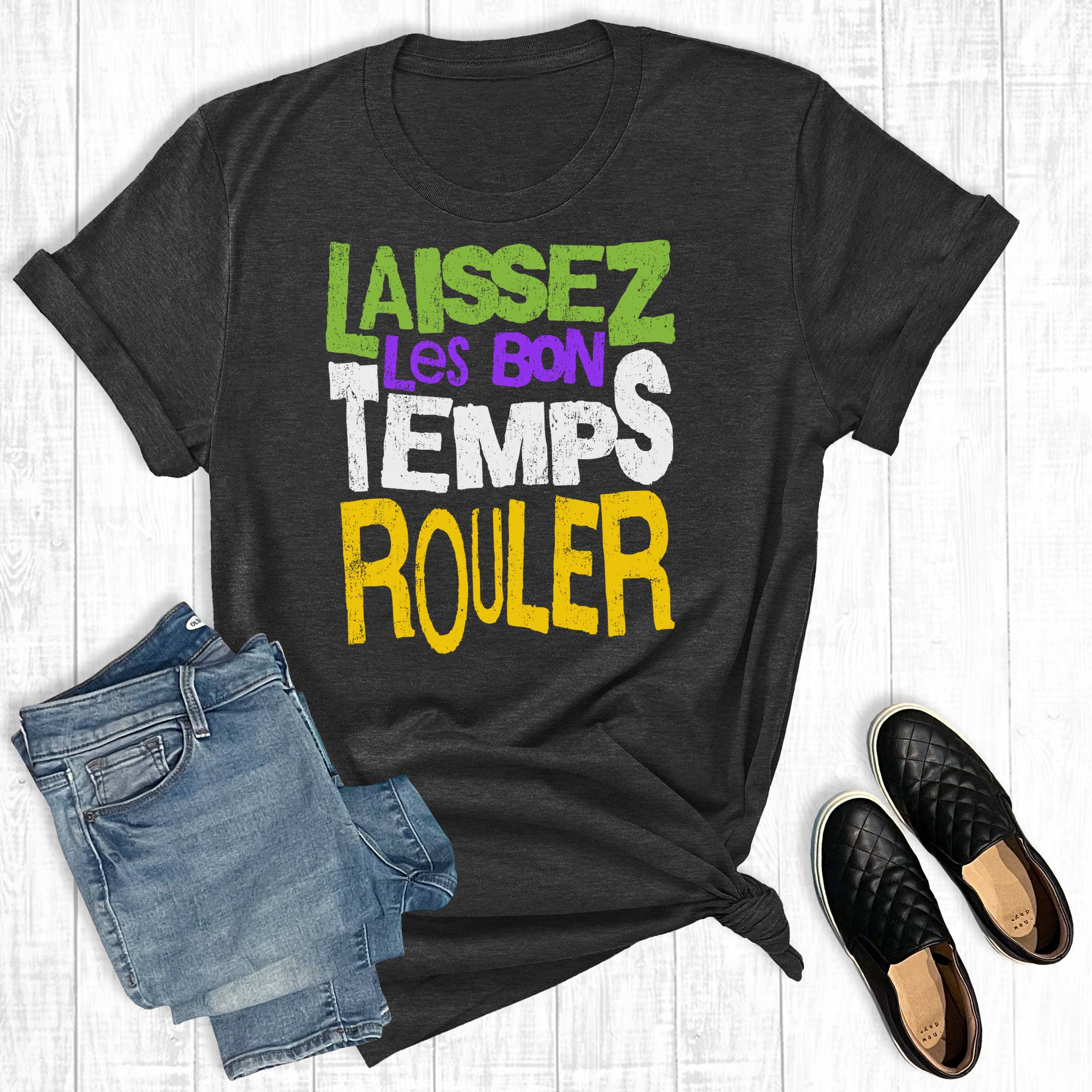 Mardi Gras Laissez Les Bon Temps Rouler Graphic Tee Hoodie, Sweatshirt | PodTeesHub.com