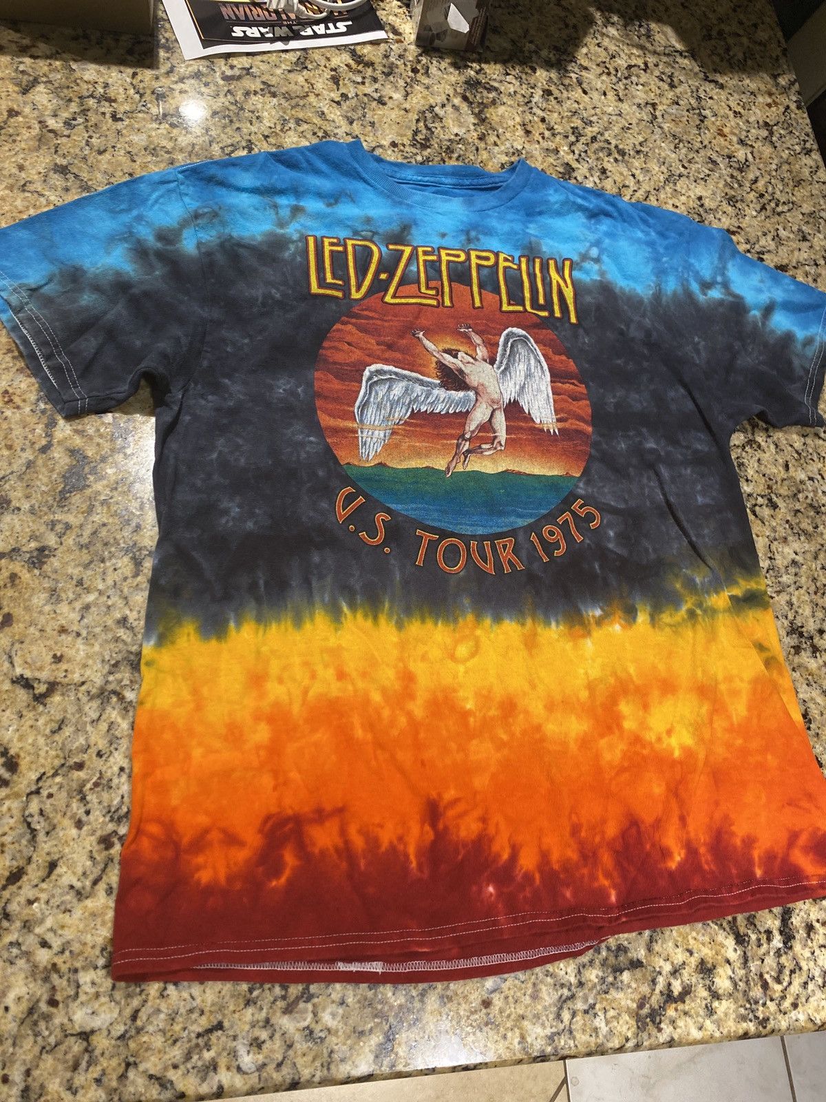 Zeppelin Led Zeppelin Tour Tee 1975 Hoodie, Sweatshirt | PodTeesHub.com