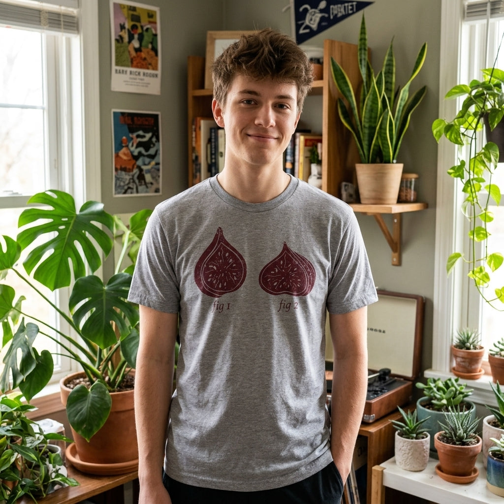 Fig 1 Fig 2 Men's T Shirt