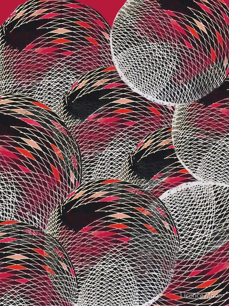 Circle Geometric Graphic Print Digital Collage ldandrade by Licorice Moon