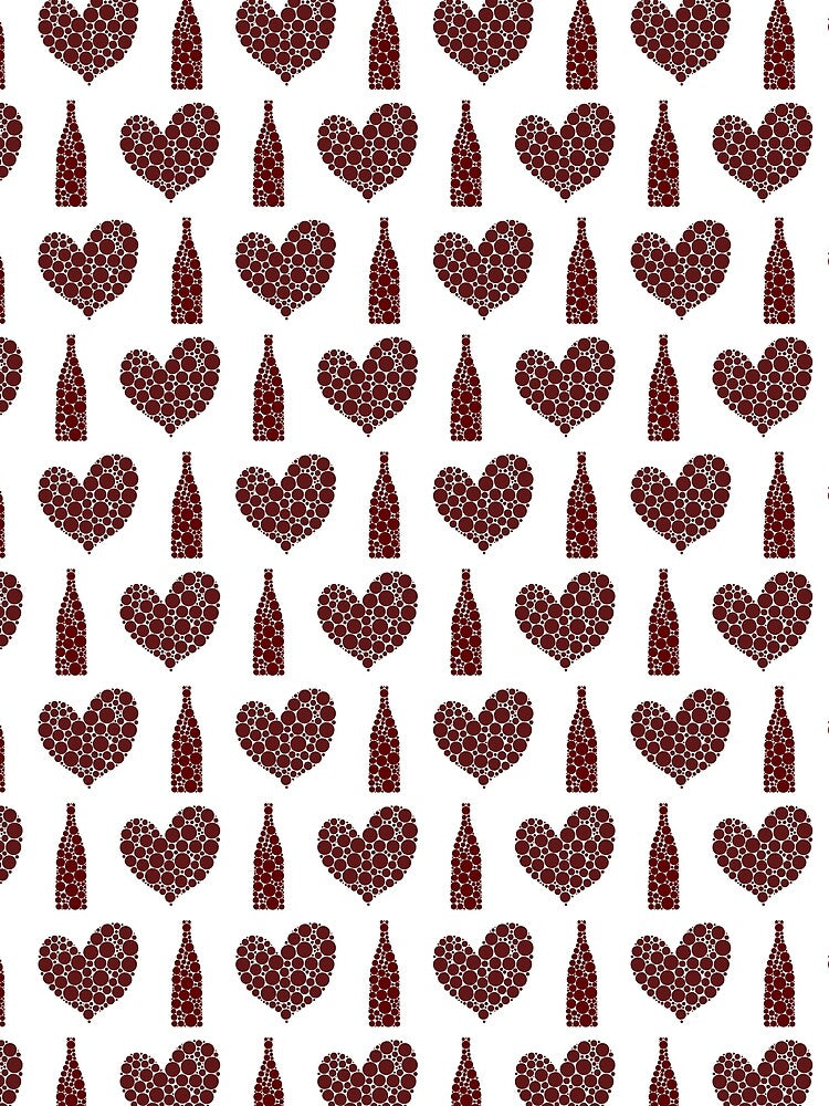 Wine Lover Pattern by illustrateme