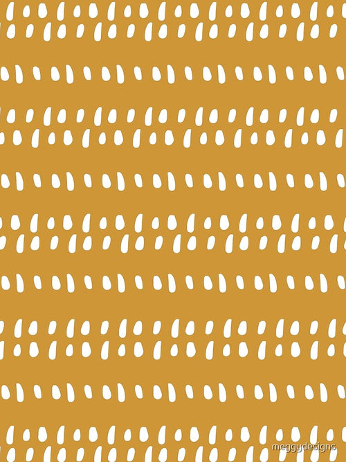 African Spotted Mudcloth, Mustard Yellow, Boho Prints by meggydesigns