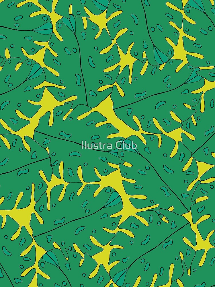 leaves texture art by Ilustra Club