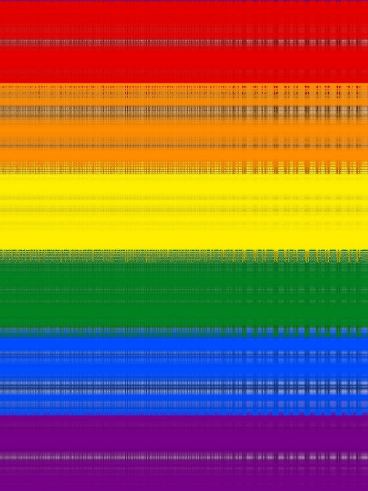 Pride flag - static grunge aesthetic by Pastel-Ricky