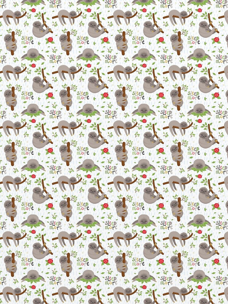 Cute Sloths Pattern by della95
