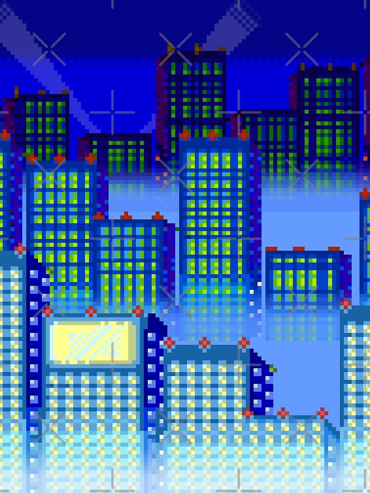 Pixel Art City by tatsucesso