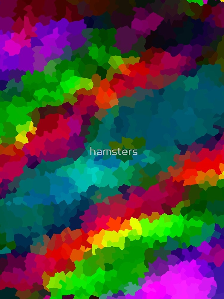 Bold Tie-Dye Stained Glass Pattern by hamsters