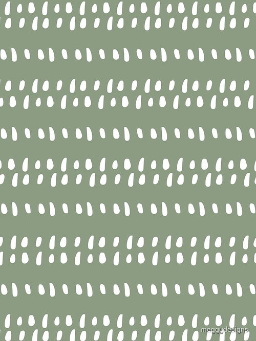 African, Spotted Mudcloth, Sage Green, Boho Prints by meggydesigns