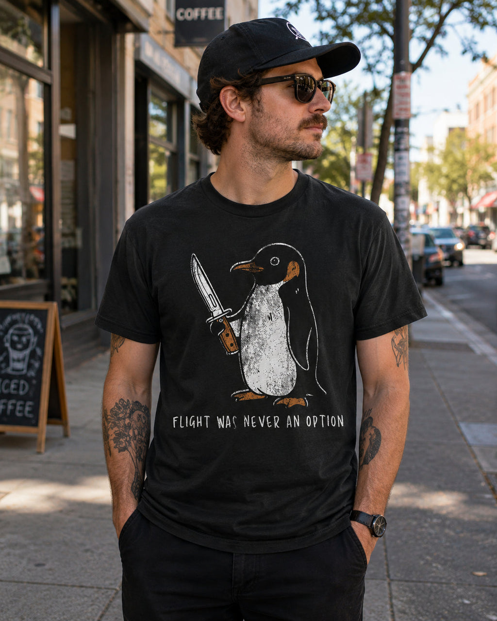 Flight Was Never An Option Men's T Shirt