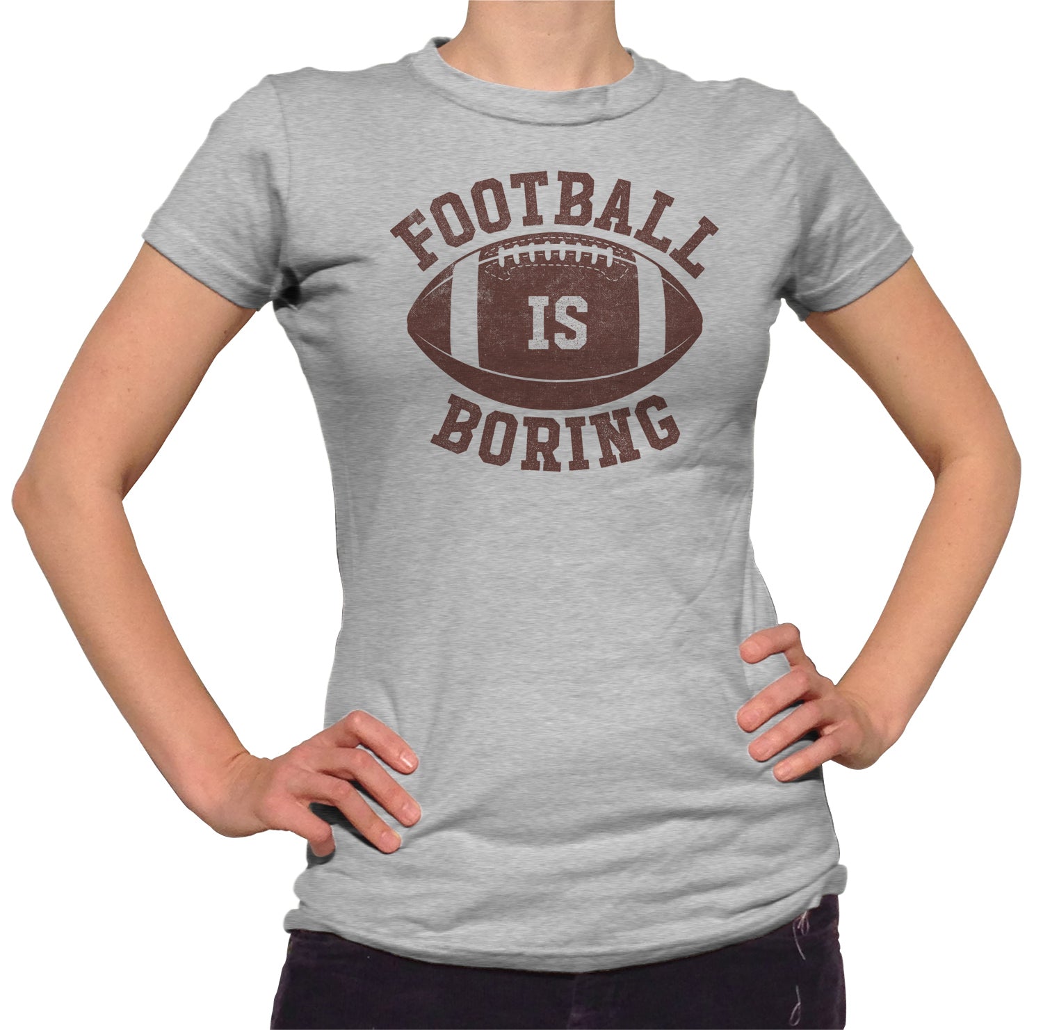 Women's Football is Boring T-Shirt - Anti Football Shirt