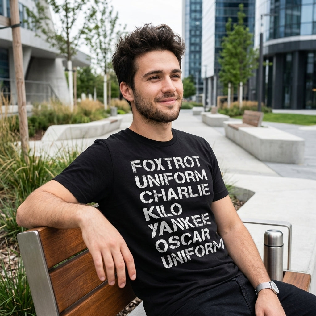 Foxtrot Uniform Charlie Kilo Yankee Oscar Uniform Men's T Shirt