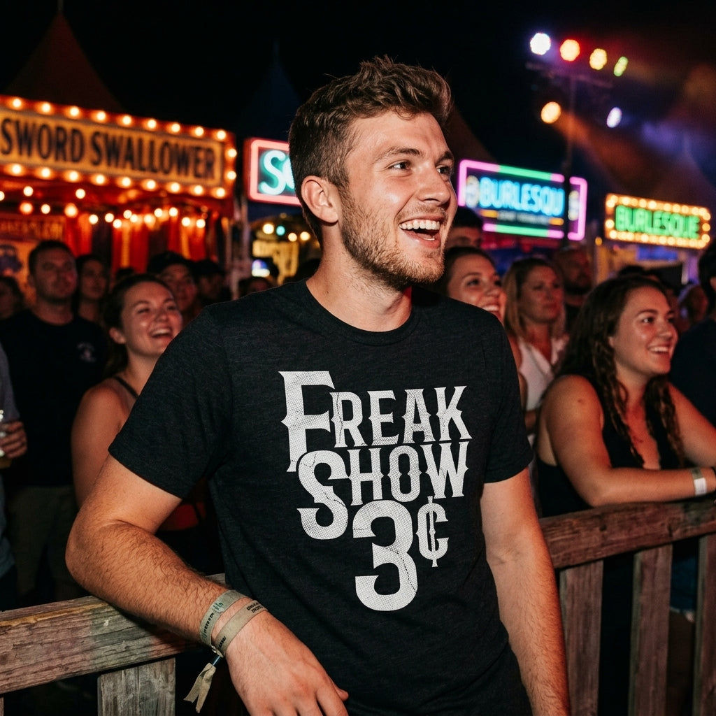 Freak Show 3 Cents Men's T Shirt