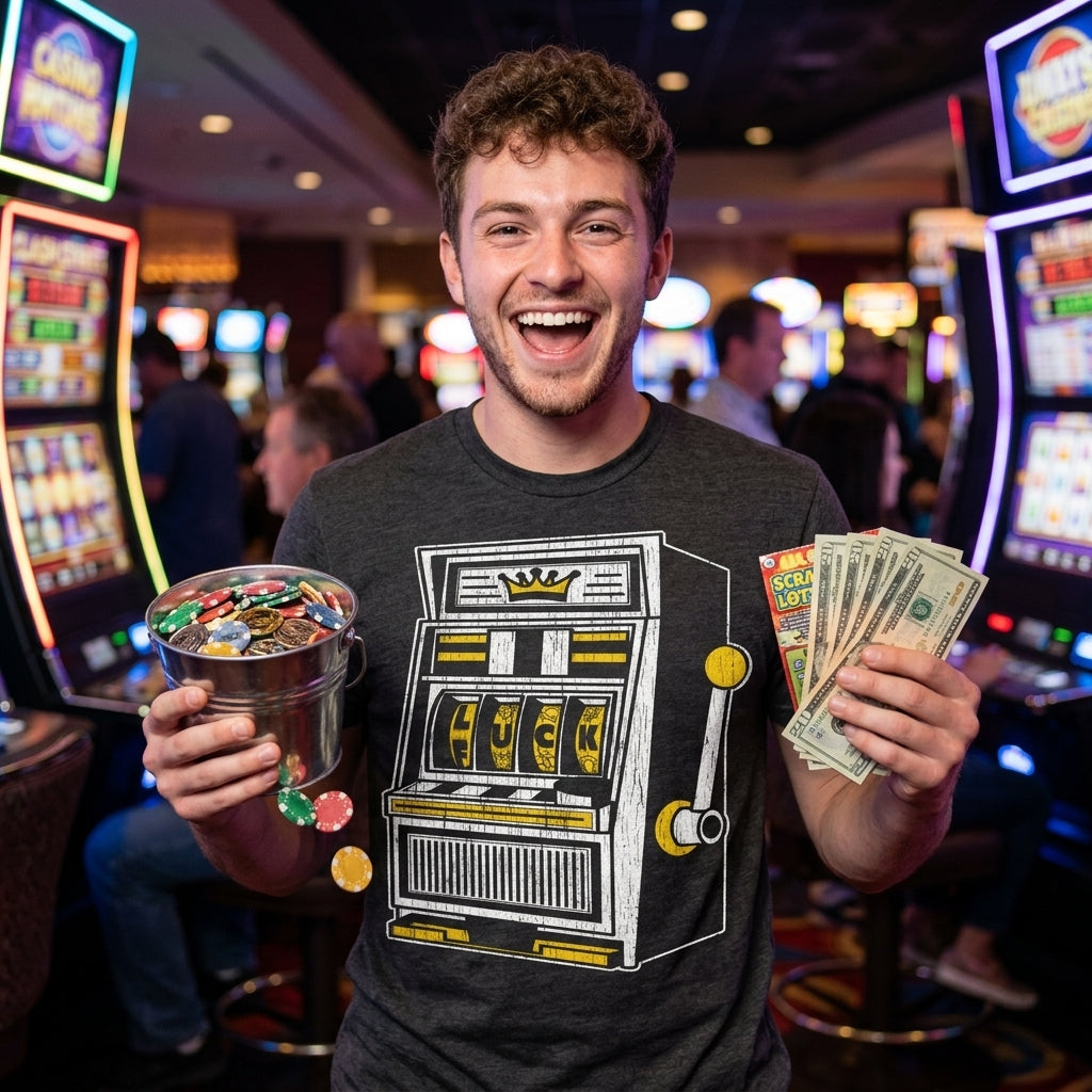 Luck Fuck Slots Men's T Shirt