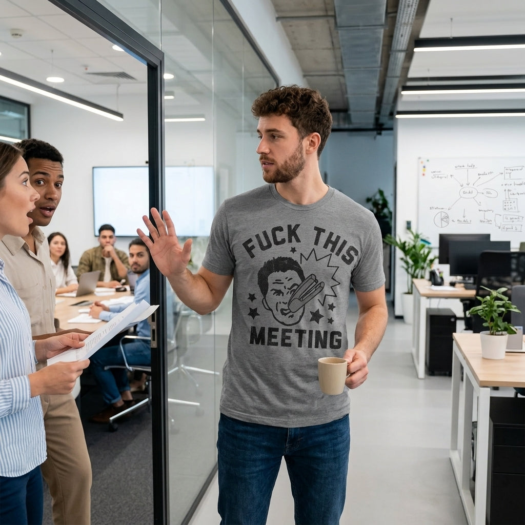 Fuck This Meeting Men's T Shirt