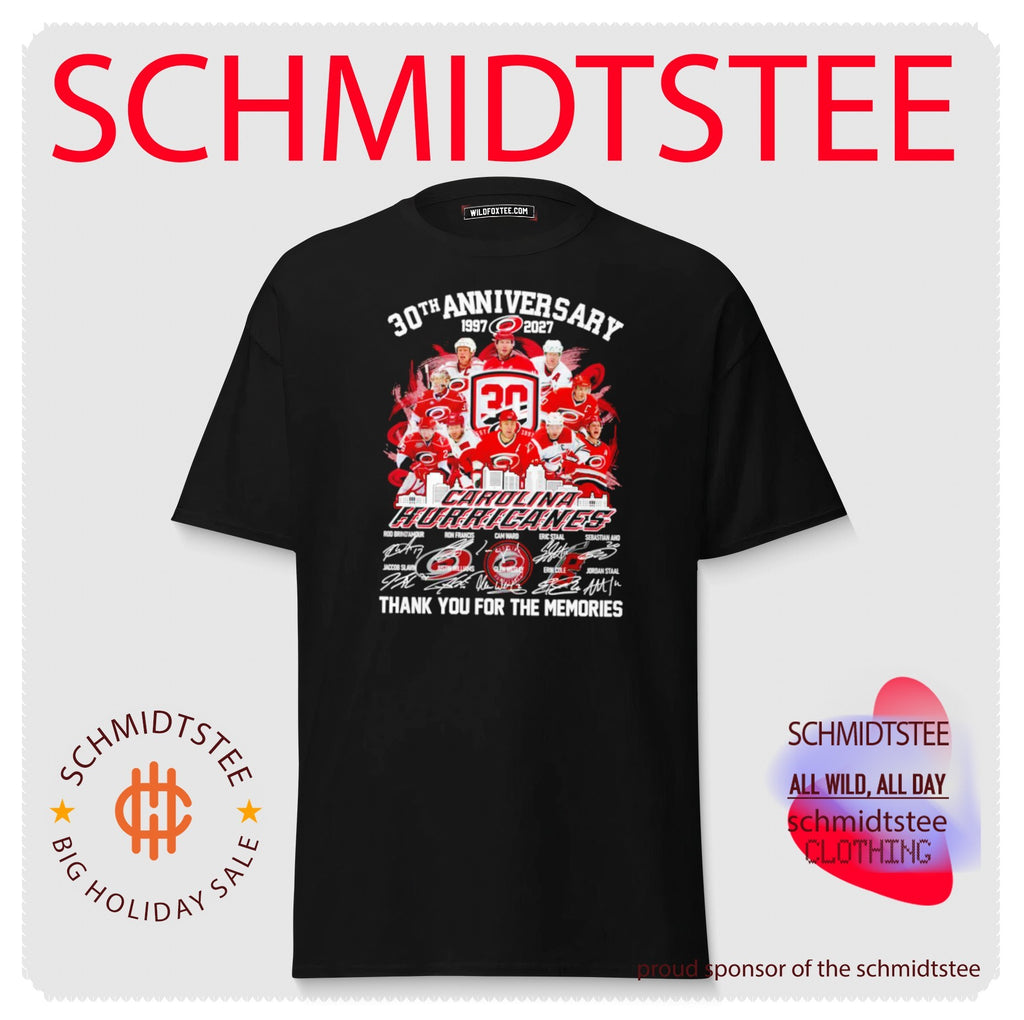 Carolina Hurricanes 20th Anniversary 1997-2027 thank you for the memories shirt